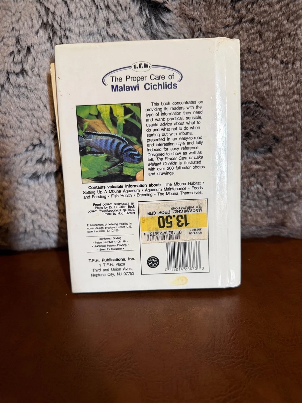 The Proper Care of Malawi Cichlids by Mary Sweeney - Colorful Fish Cover